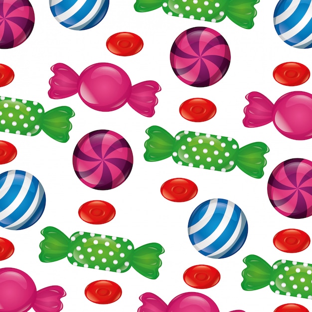 Sweet candy background