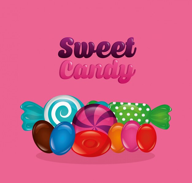 Sweet candy background