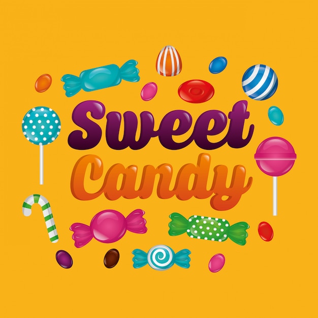 Sweet candy background