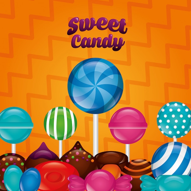 Sweet candy background