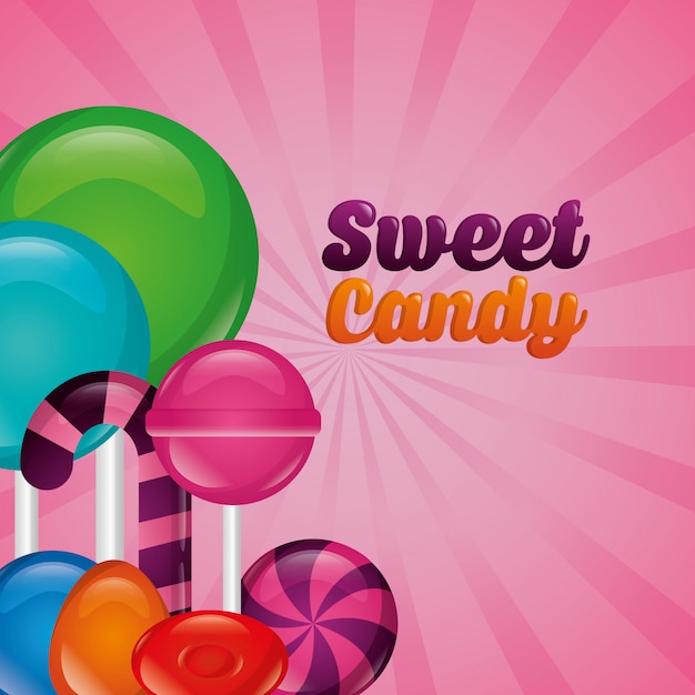 Sweet candy background