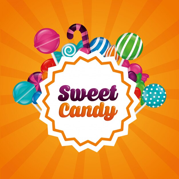 Sweet candy background