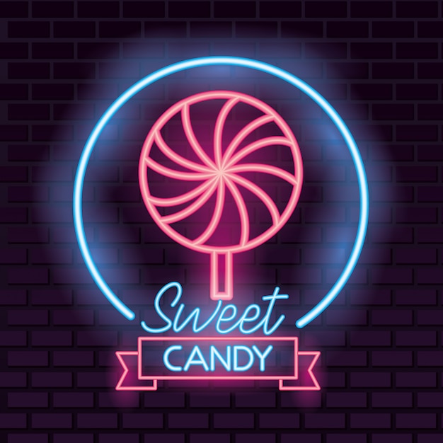 Sweet candy neon