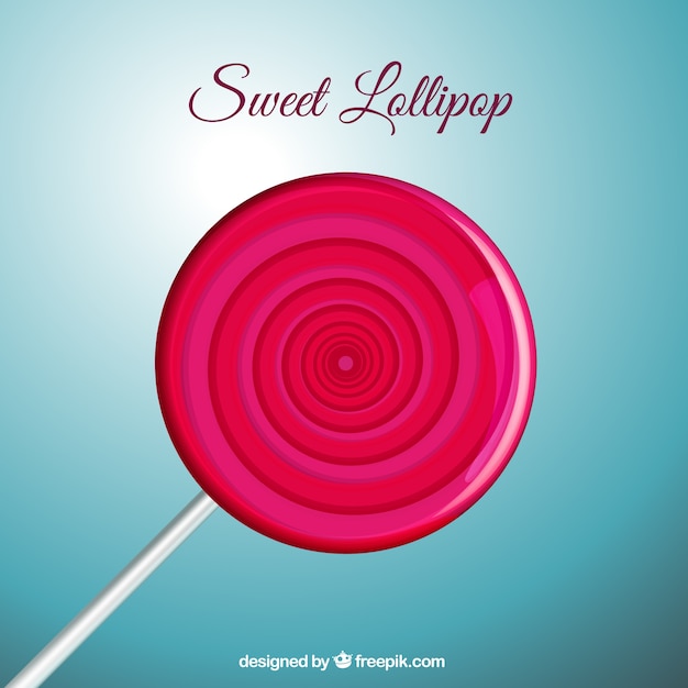 Free Vector sweet lollipop