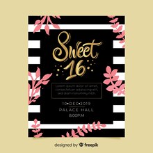 Sweet 16 invitations