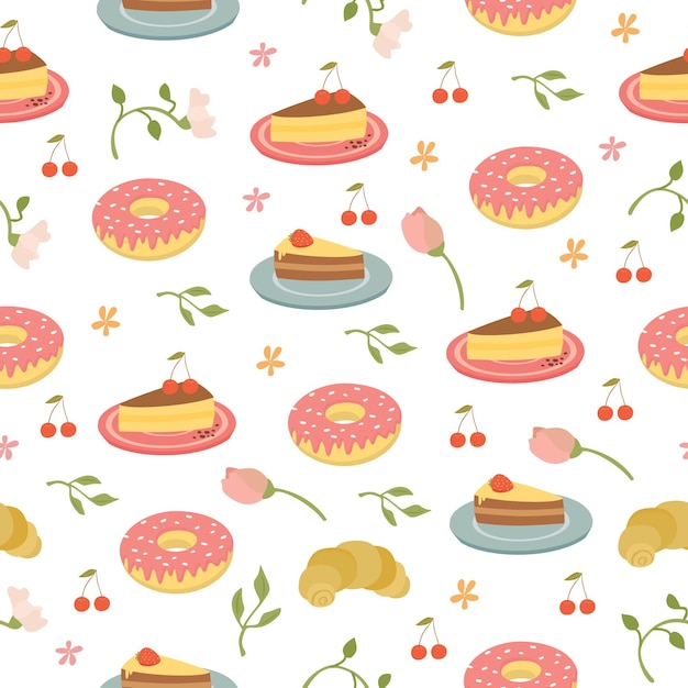 sweets seamless pattern