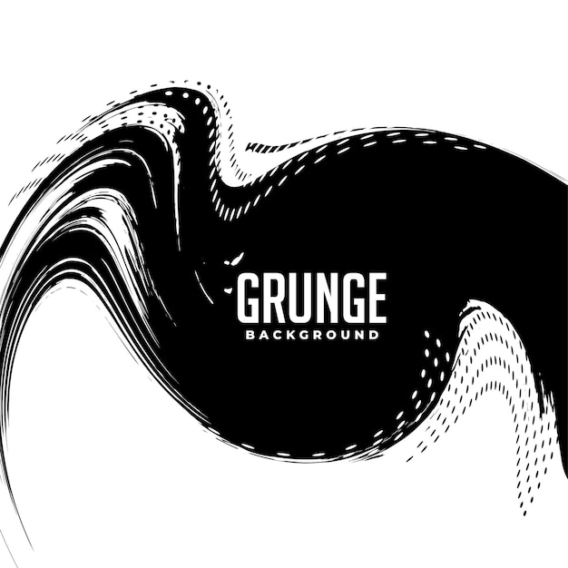 Free Vector swirl grunge halftone background design