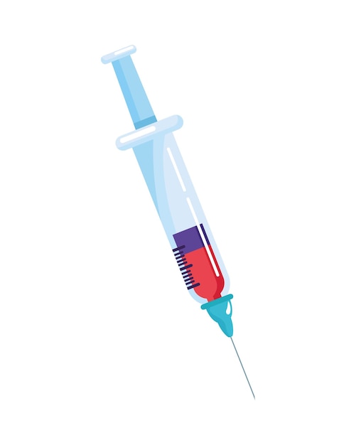 Free vector syringe medical drug