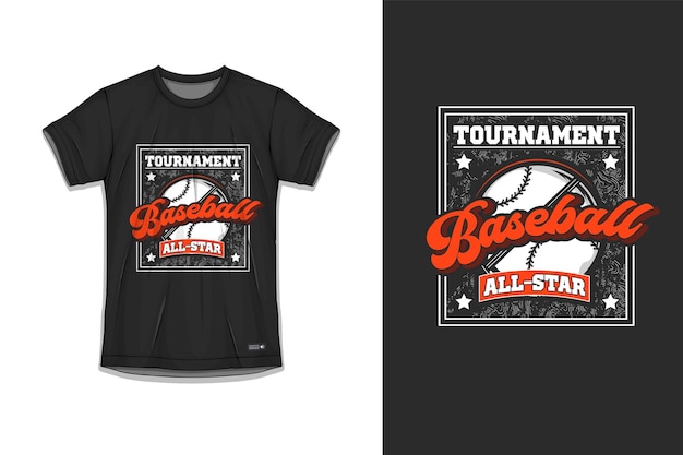 Free Vector t shirt design for a baseball game