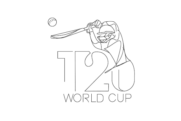 Free Vector t20 world cup cricket championship poster template brochure decorated flyer banner design