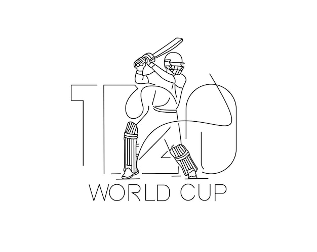 T20 world cup cricket championship poster template brochure decorated flyer banner design