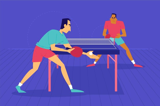 Table tennis concept