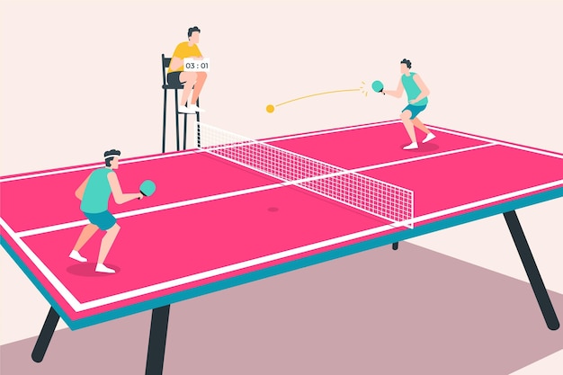 Table tennis concept