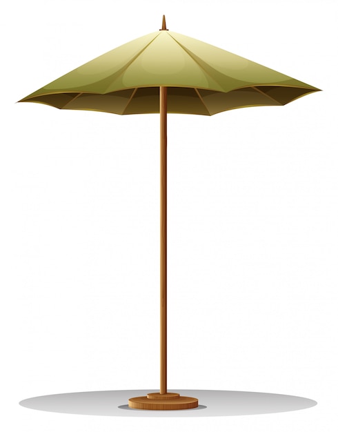 Free Vector a table umbrella