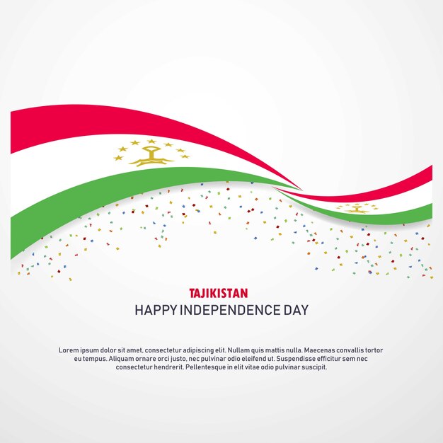 Tajikistan Happy independence day Background