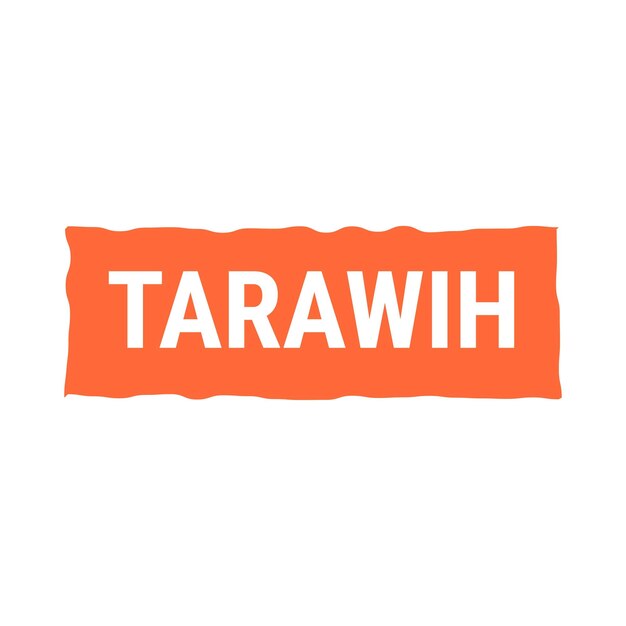 Free Vector tarawih guide orange vector callout banner with tips for a fulfilling ramadan experience