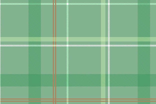 Tartan plaid background, green pattern design vector