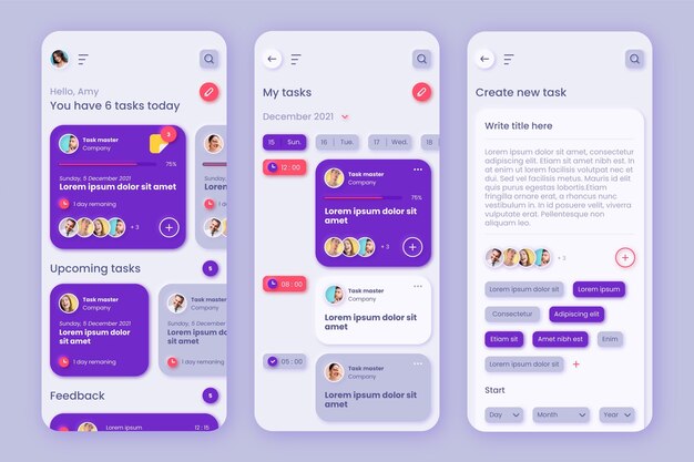 Task management app template