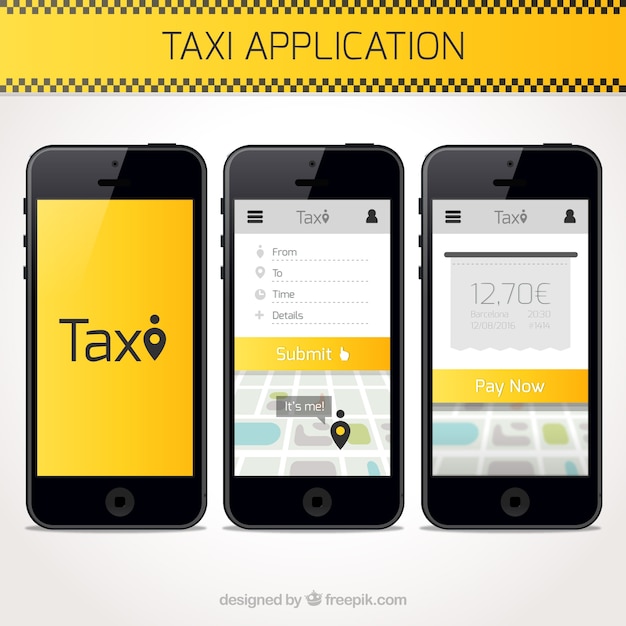 Taxi application template