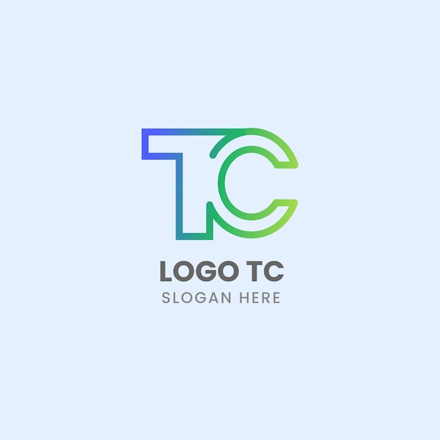 Free Vector tc business logo design