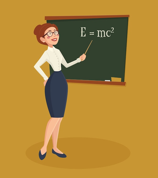 Teacher Woman Illustration 