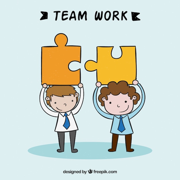 Teamwork, puzzle