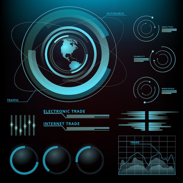 Technological design for infographic