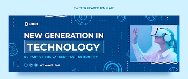 Technological services twitter header