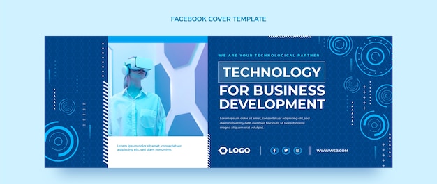 Technological trends facebook cover