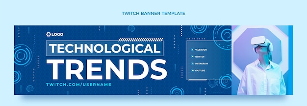 Technological trends twitch banner