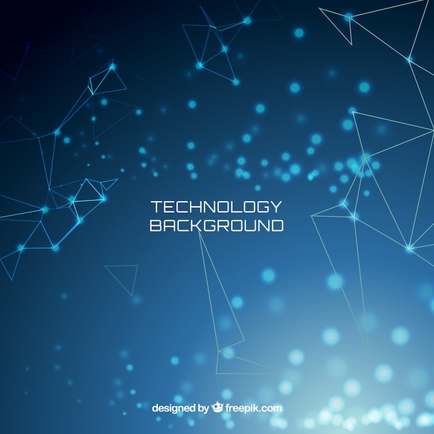 Technology background in abstract style