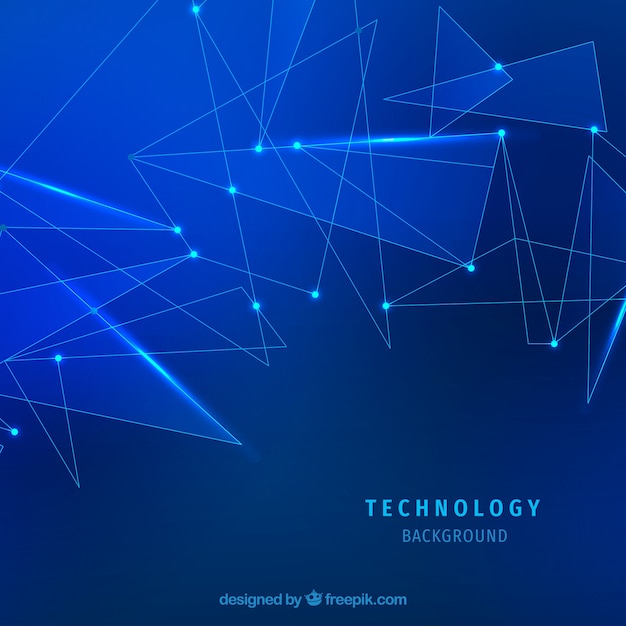 Technology background in abstract style