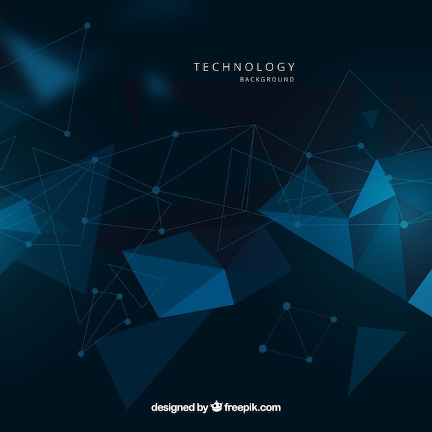 Technology background in abstract style