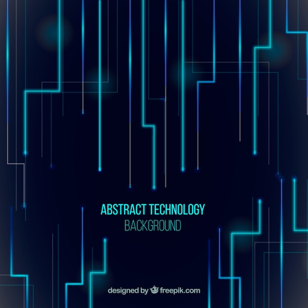 Technology background in abstract style