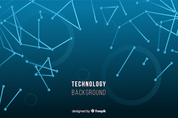 Free vector technology concept background