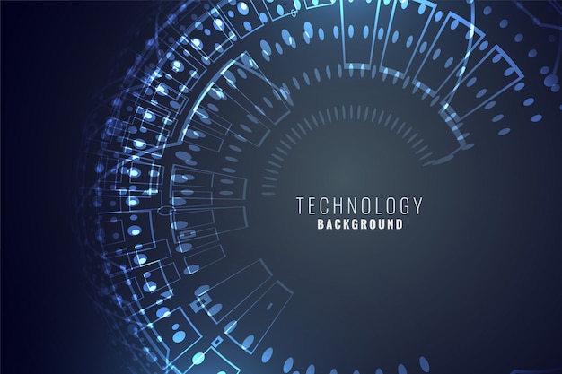 Technology digital background