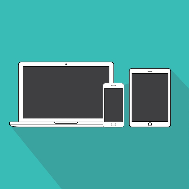 Technology Digital Device Icon Vector Concept