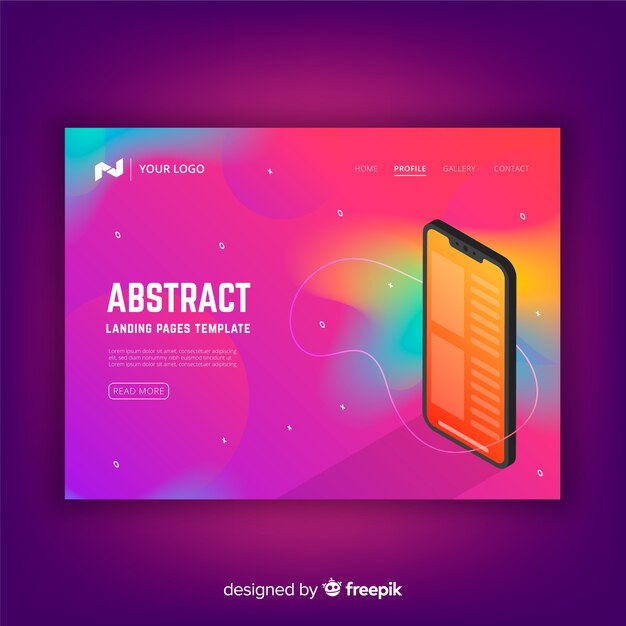 Technology landing page