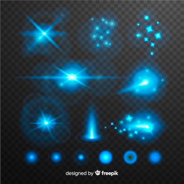 Free Vector technology light effect pack