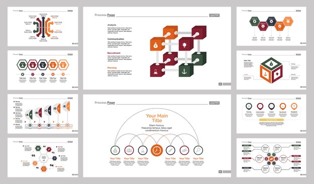 Ten Banking Slide Templates Set