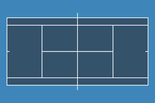 Free Vector tennis court background