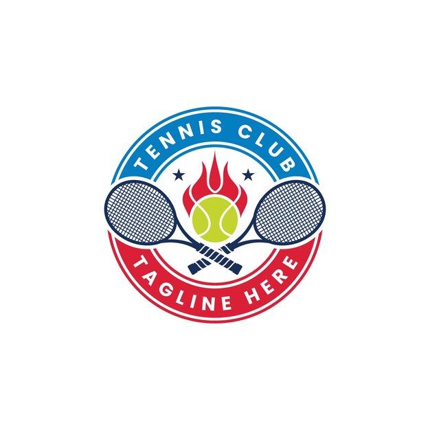 Free Vector tennis  logo design