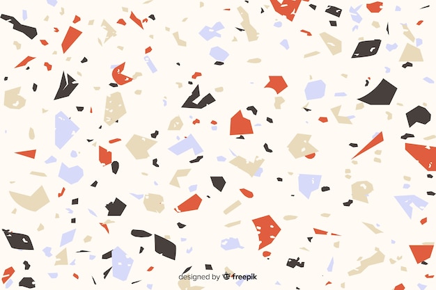 Free Vector terrazzo floor background