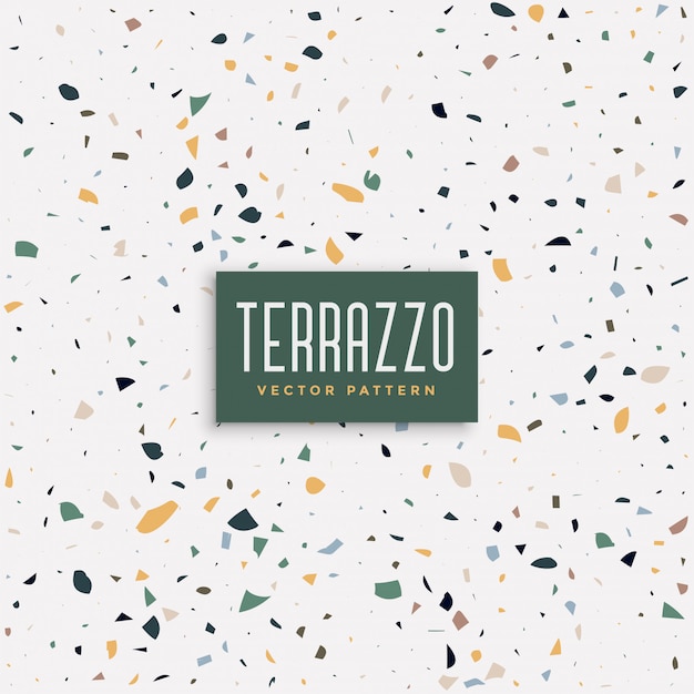 Free Vector terrazzo floor texture pattern background