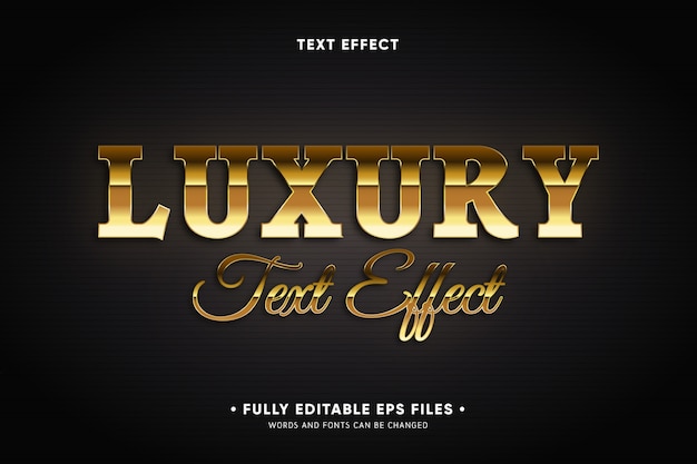 Free vector text effect concept