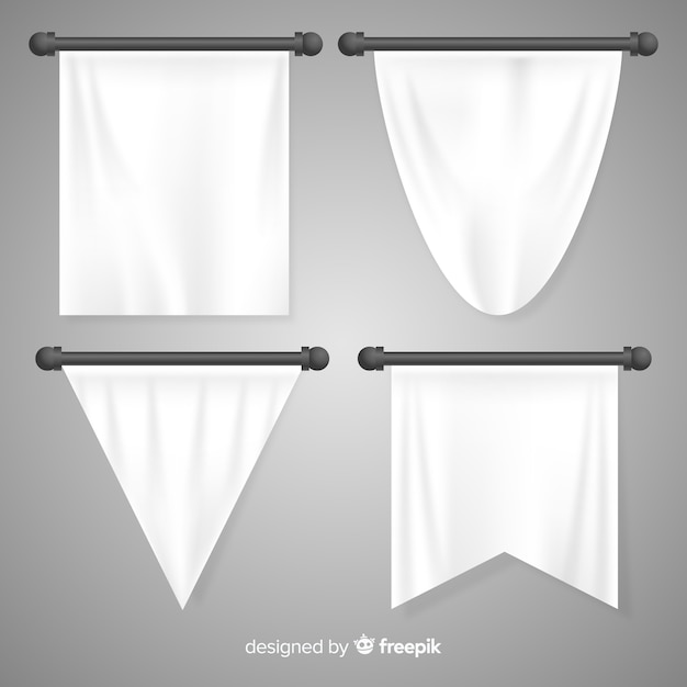 Free Vector textile pennant