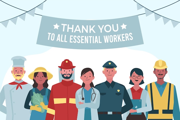 Thank you to all essential workers