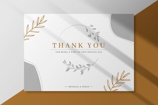 Wedding thank you cards