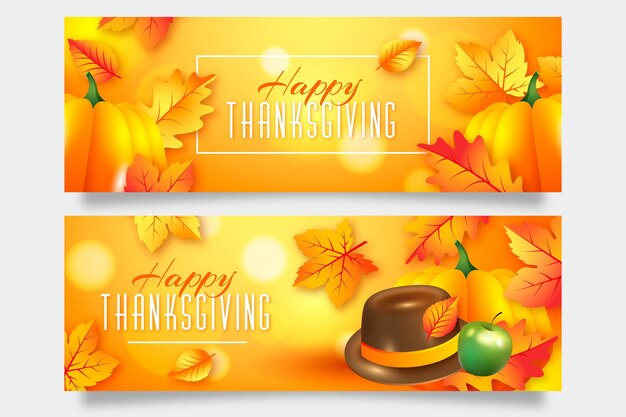 Thanksgiving day banner