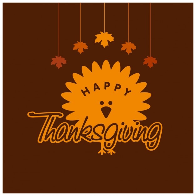 Free Vector thanksgiving day logo design